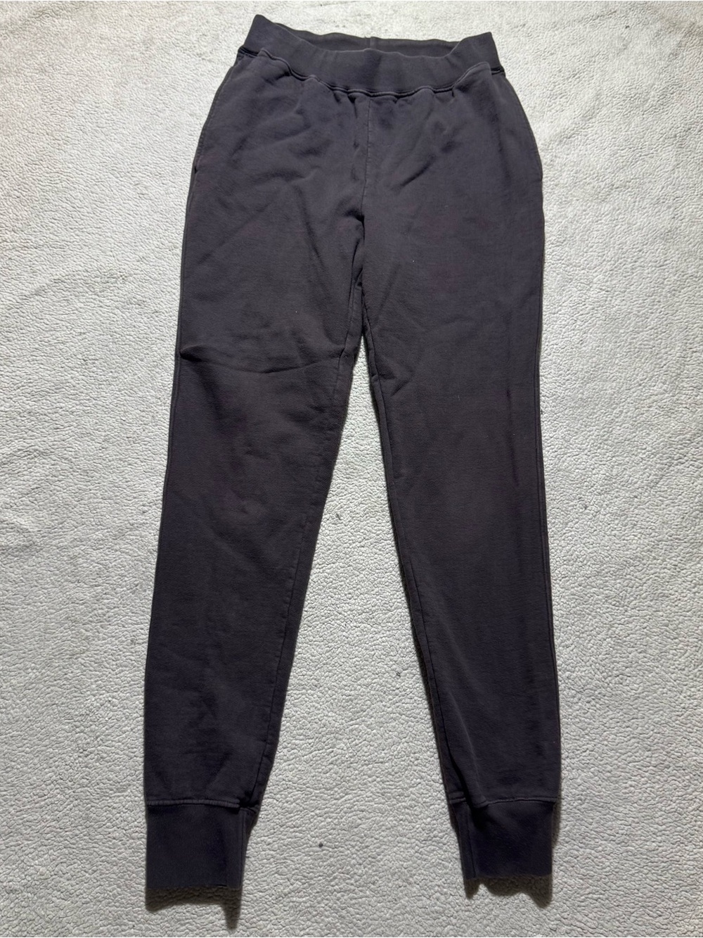 Good American Sweatpants Womens 2 Brown Fleece Joggers Stretch Cotton 26x30